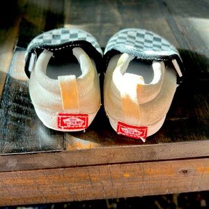 Infant checkered Vans good used condition